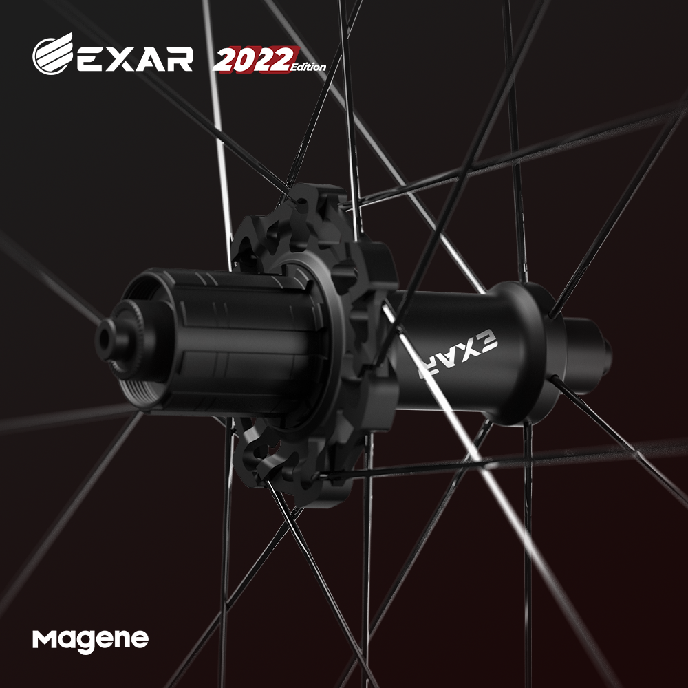 Juego rims ruedas de fibra de carbono EXAR Pro