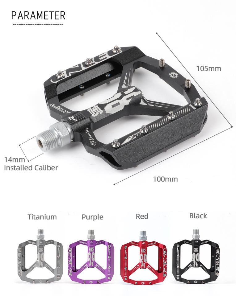 Pedal de bicicleta de montaña CNC ultraligero ENLEE 89