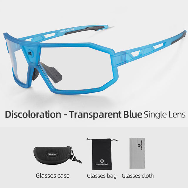Gafas SP214BL ROCKBROS fotocromáticas para ciclismo para hombre y mujer
