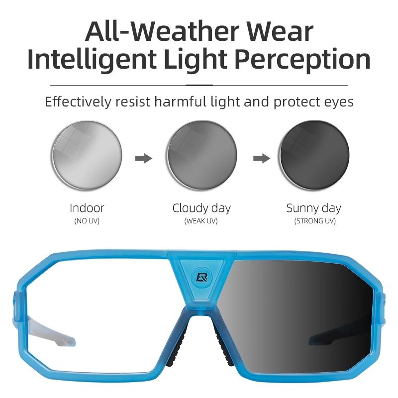 Gafas SP214BL ROCKBROS fotocromáticas para ciclismo para hombre y mujer