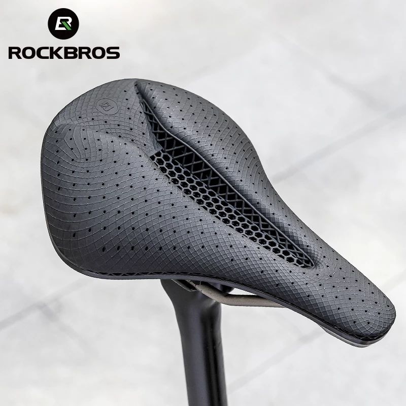 Sillín de bicicleta ROCKBROS 38210020001, sillín de carreras con estampado 3D