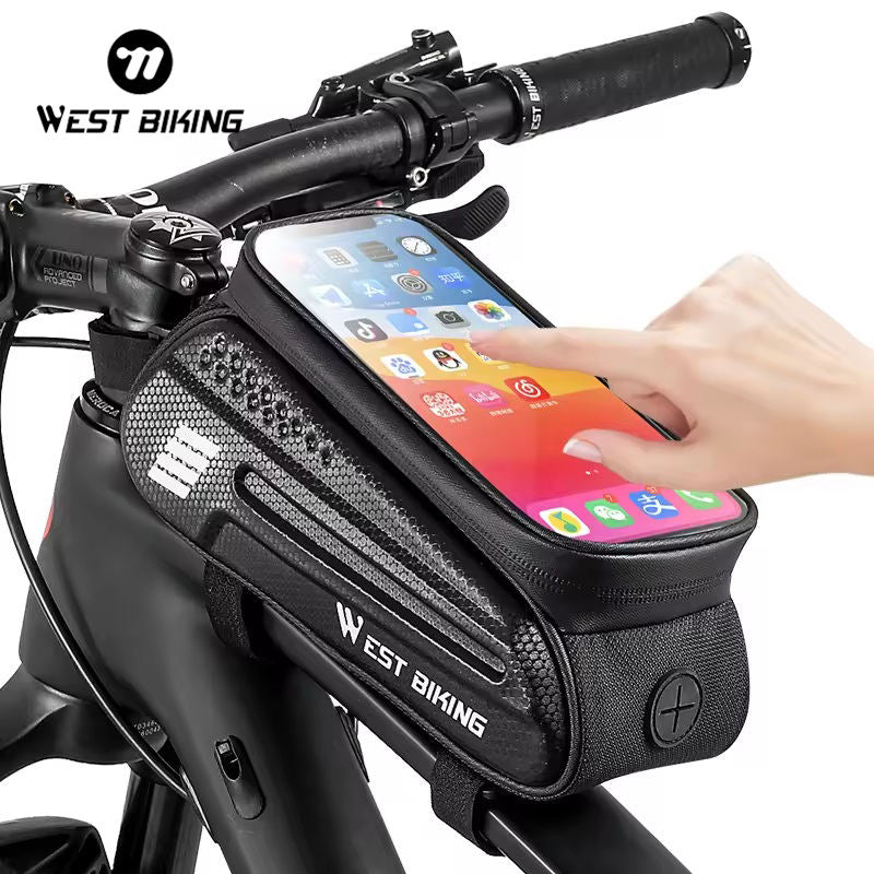 Bolso Frontal para Bicicleta con Soporte para CelulaR XXL