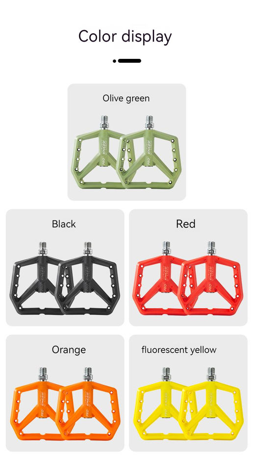 Pedales Antideslizantes de Superficie Ancha para Bicicleta ENLEE