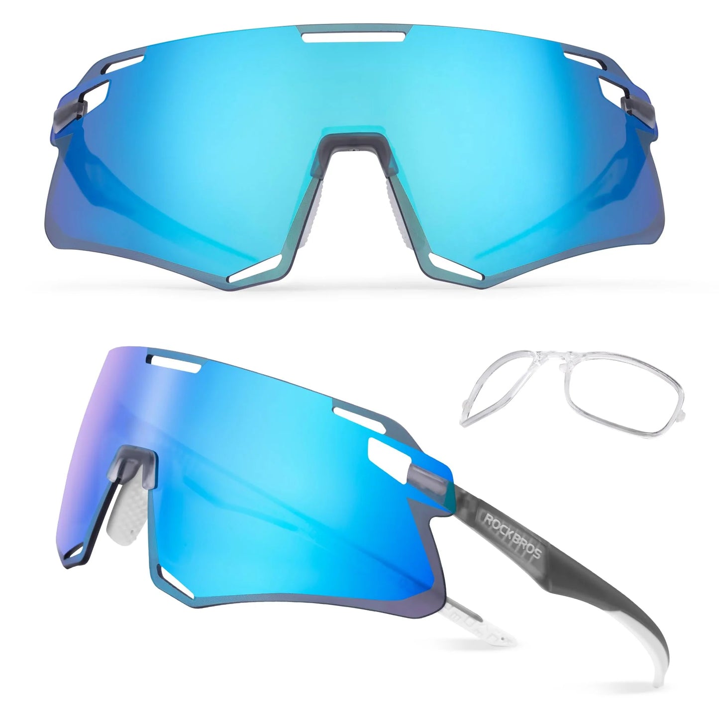 Gafas Rockbros para Ciclismo - Protección UV, Diseño Aerodinámico y Alta Resistencia