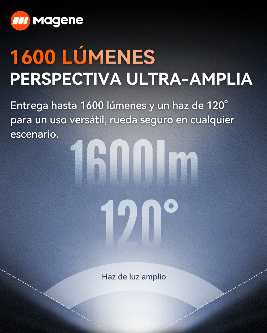 Luz delantera inteligente para bicicleta AT1200/AT1600