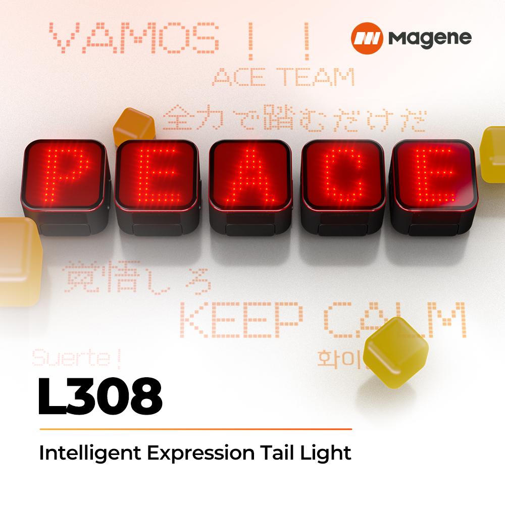 Luz Trasera Inteligente Magene L308 – Personalización y Seguridad Total
