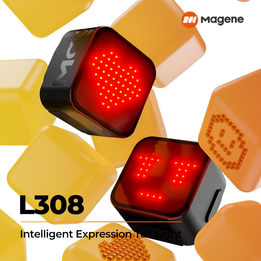 Luz Trasera Inteligente Magene L308 – Personalización y Seguridad Total
