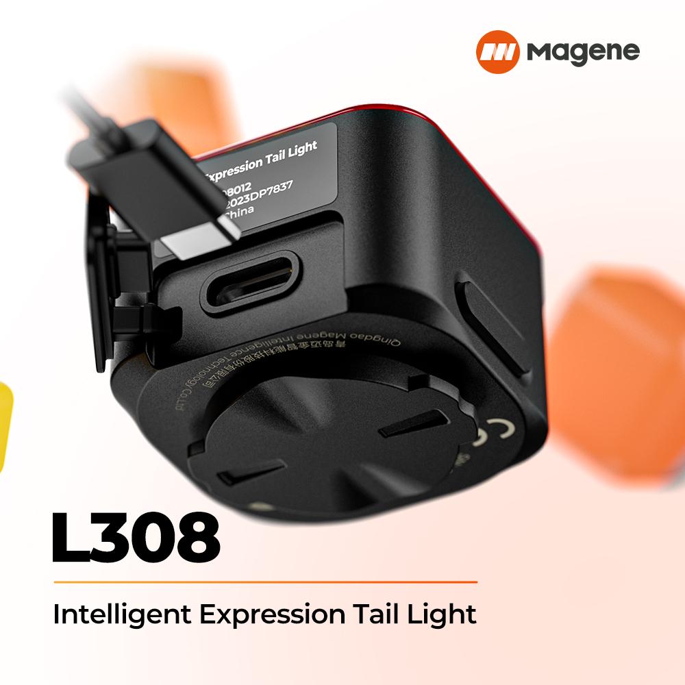 Luz Trasera Inteligente Magene L308 – Personalización y Seguridad Total