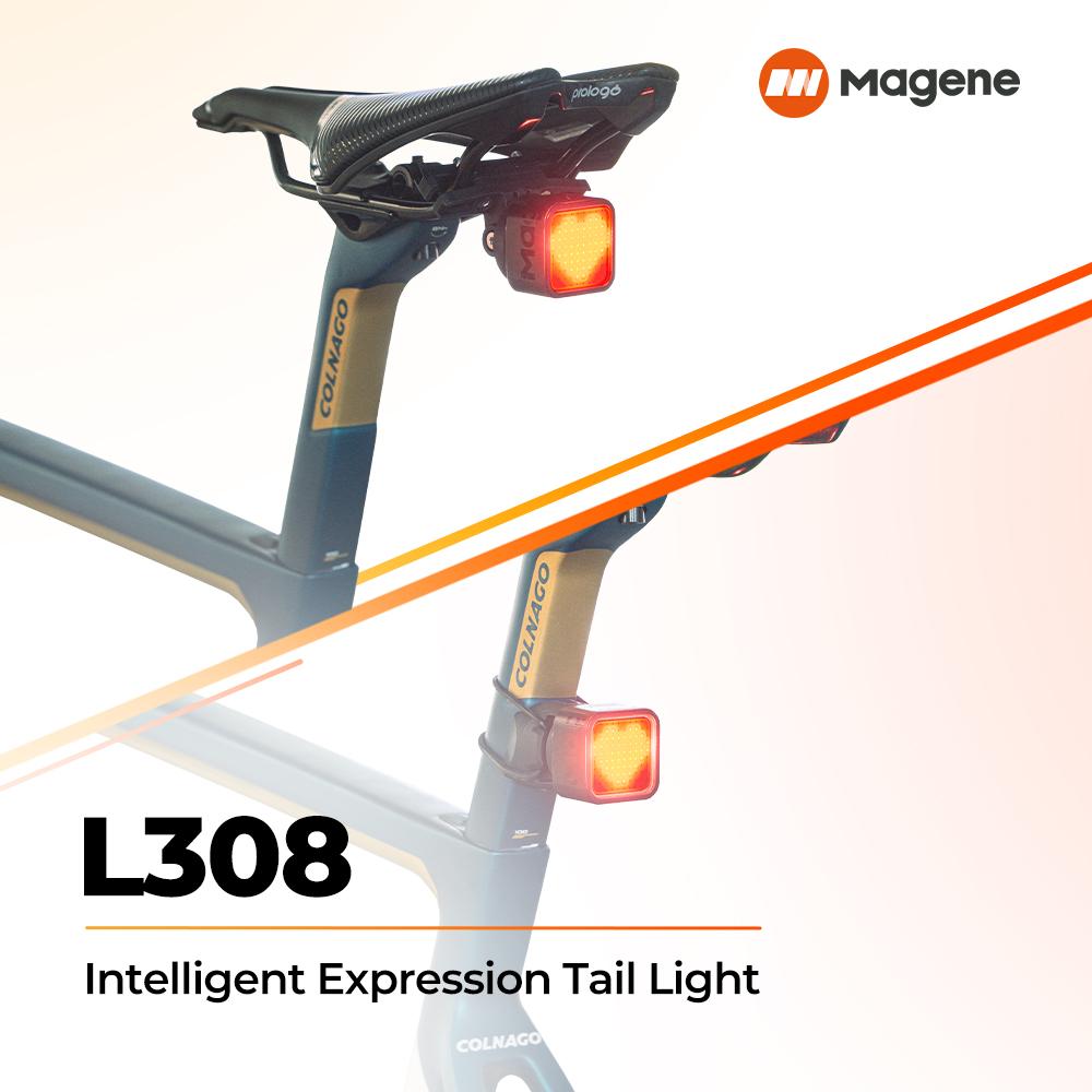 Luz Trasera Inteligente Magene L308 – Personalización y Seguridad Total