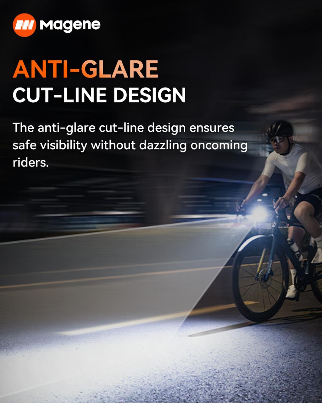 Luz Delantera Inteligente Magene AT1200 / AT1600 – Potencia, Seguridad y Conectividad