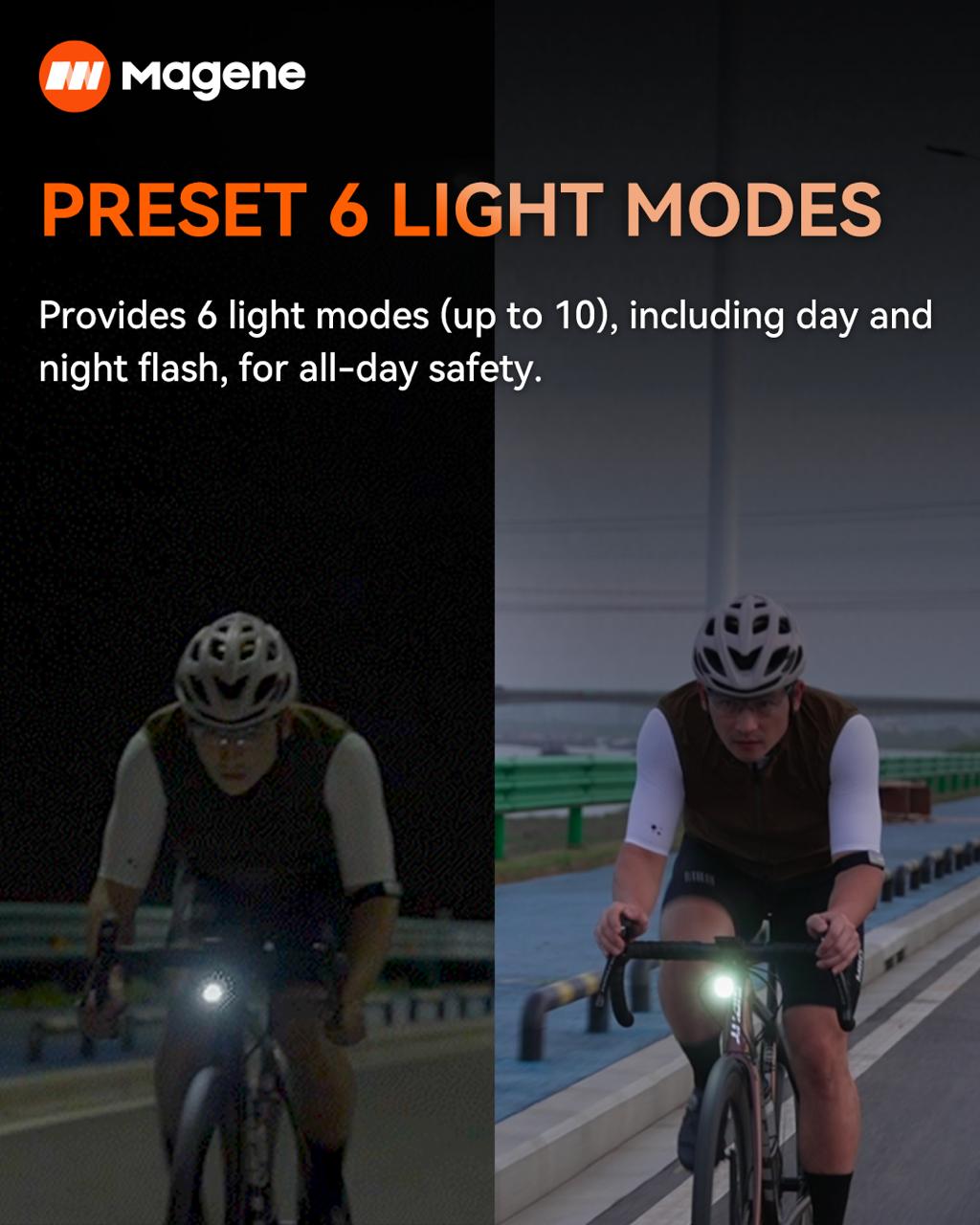 Luz Delantera Inteligente Magene AT1200 / AT1600 – Potencia, Seguridad y Conectividad