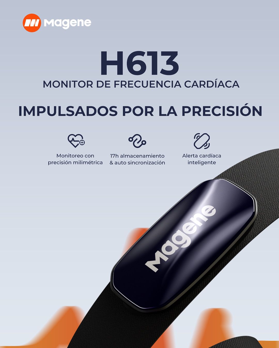 Monitor de Frecuencia Cardíaca Magene H613