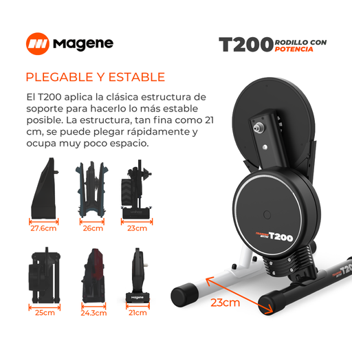Simulador Inteligente Magene T200 SWIFT ANT+ BLUETOOTH
