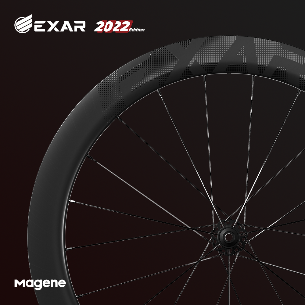 Juego rims ruedas de fibra de carbono EXAR Pro