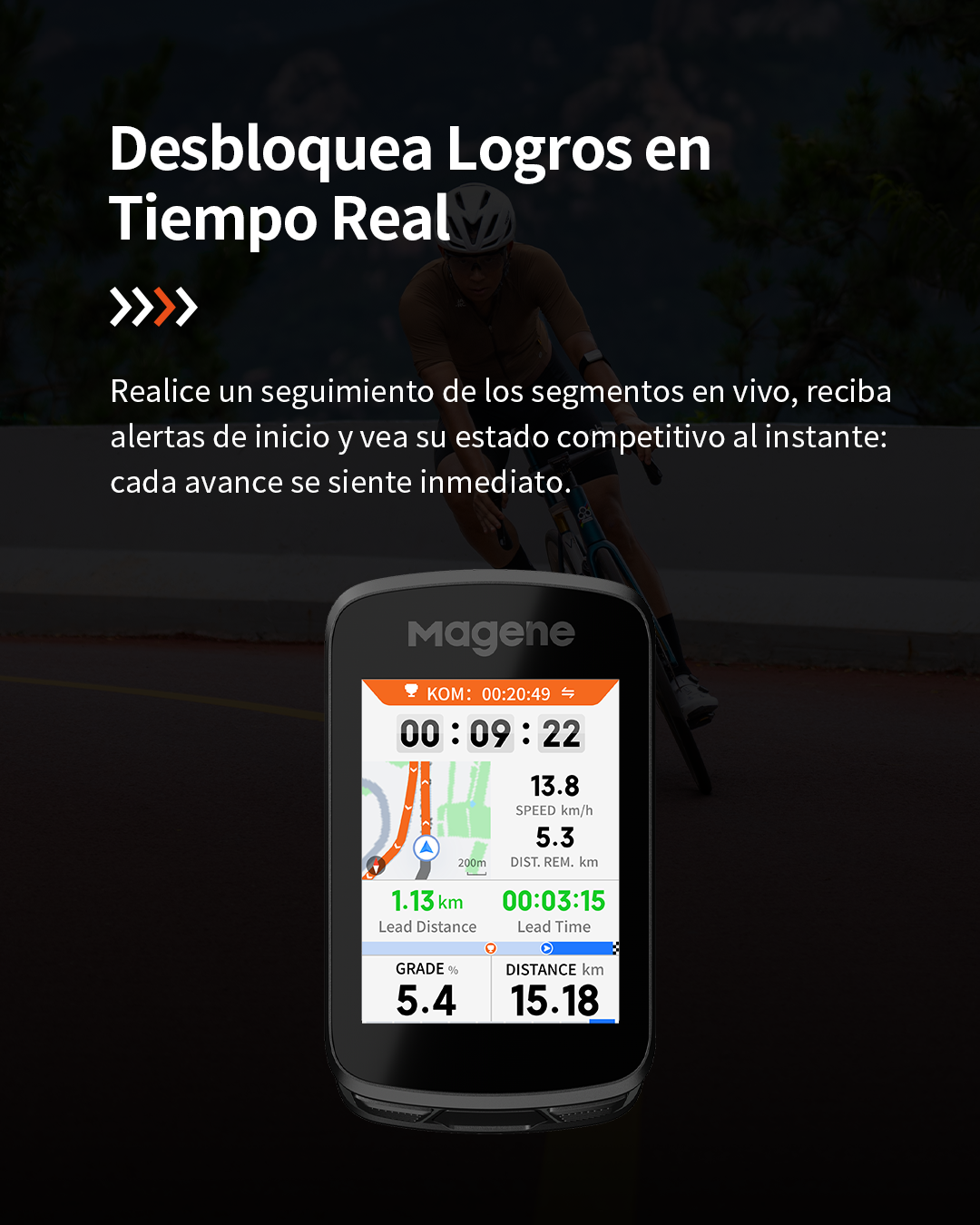 Magene C606 Pro Ciclocomputador GPS Inteligente para Ciclismo