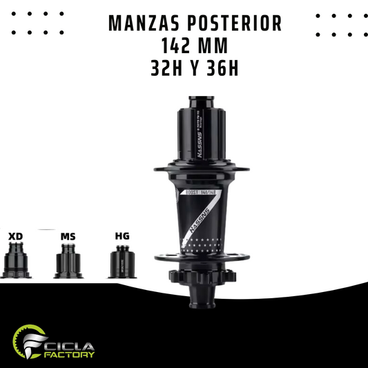 Título: Manzana Posterior para Bicicleta - Seis Trinquetes y Rodamientos Sellados (135mm, 142mm, 148mm)