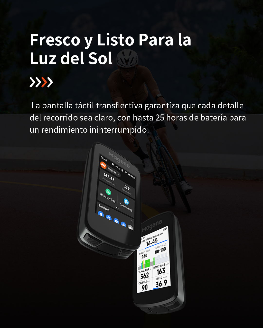 Magene C606 Pro Ciclocomputador GPS Inteligente para Ciclismo