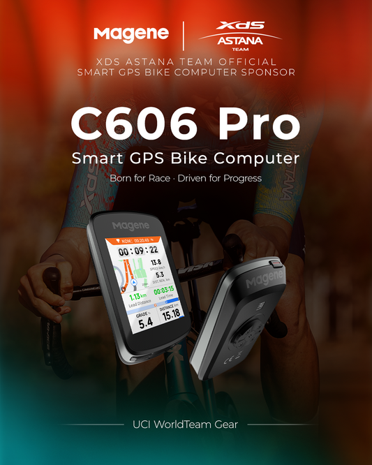 Magene C606 Pro Ciclocomputador GPS Inteligente para Ciclismo