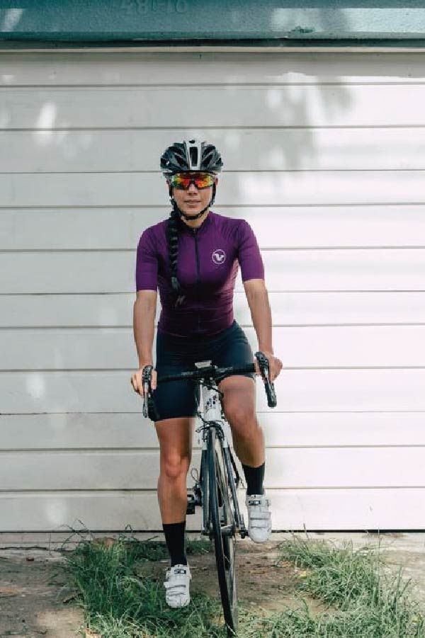 Camiseta Basic Sanremo Morado Oscuro – Mujer