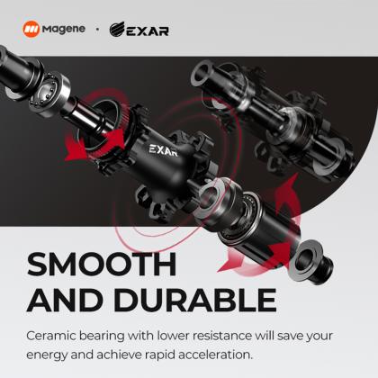 RUEDAS EXAR Ultra – Juego de Ruedas de Carbono para Disco