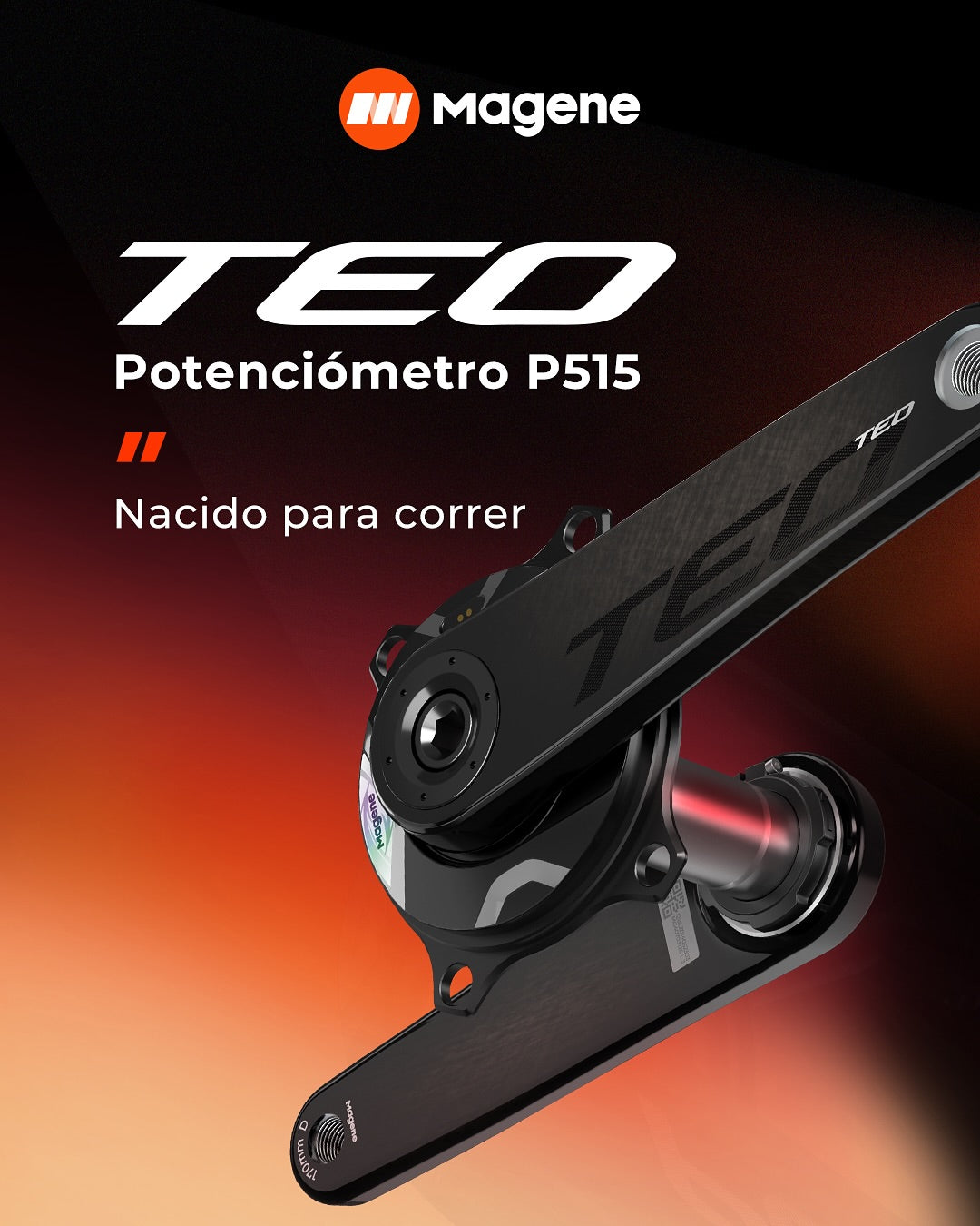 TEO P515 – Juego de Bielas de Carbono con Potenciómetro