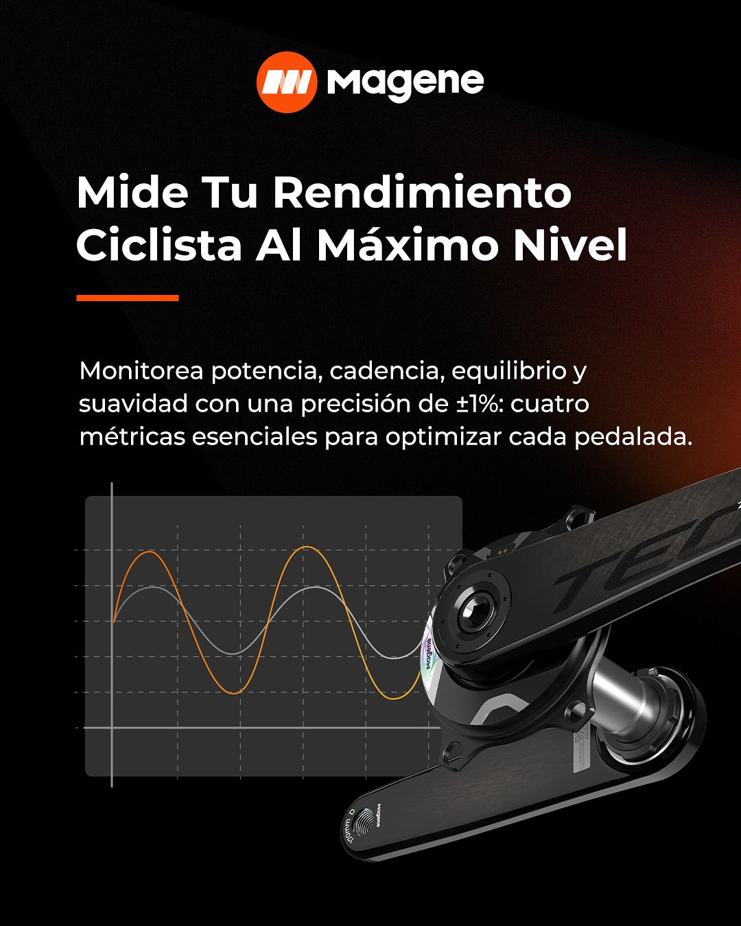 TEO P515 – Juego de Bielas de Carbono con Potenciómetro