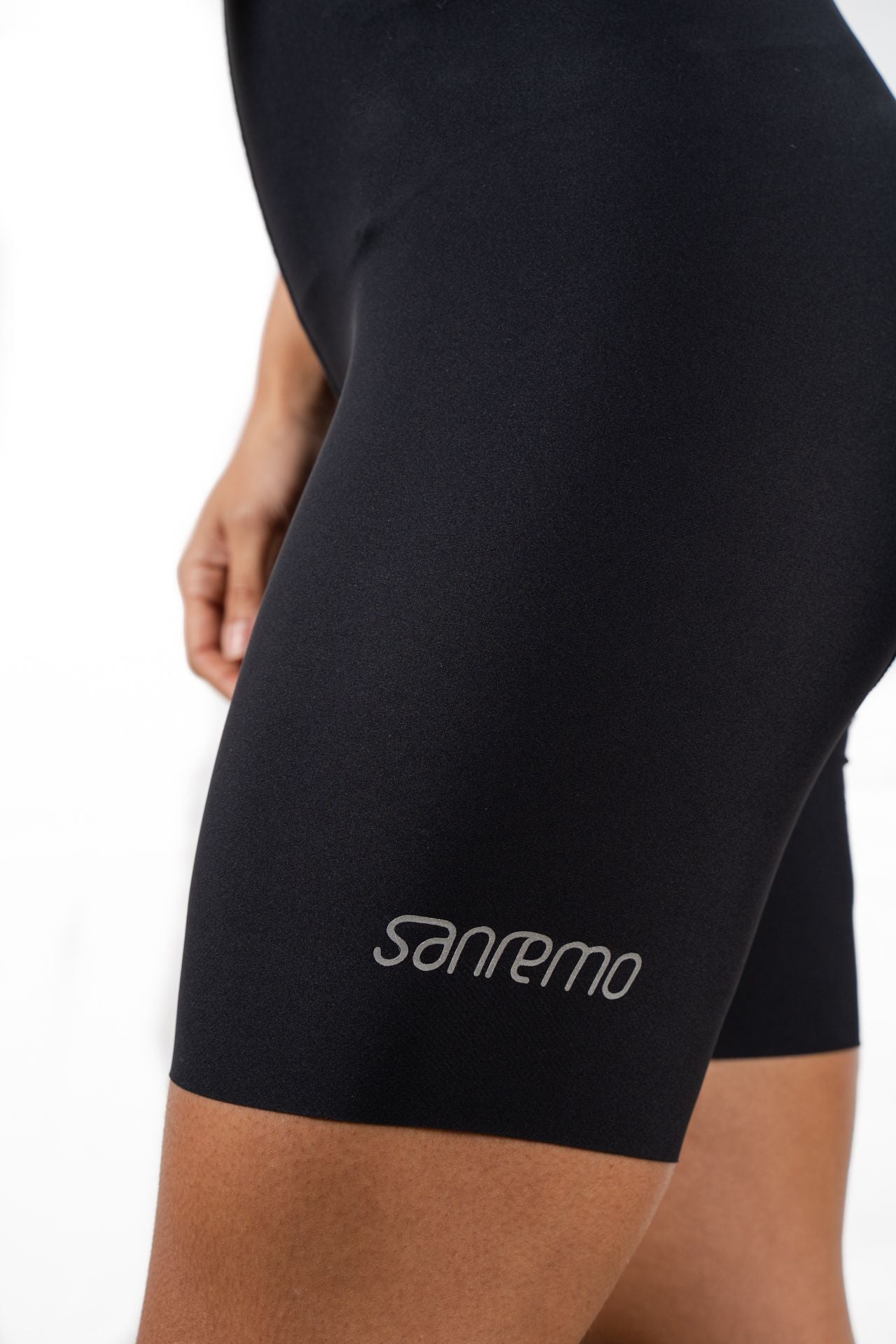 Pantaloneta  Sanremo Strade Negro – Mujer Pad Italiano