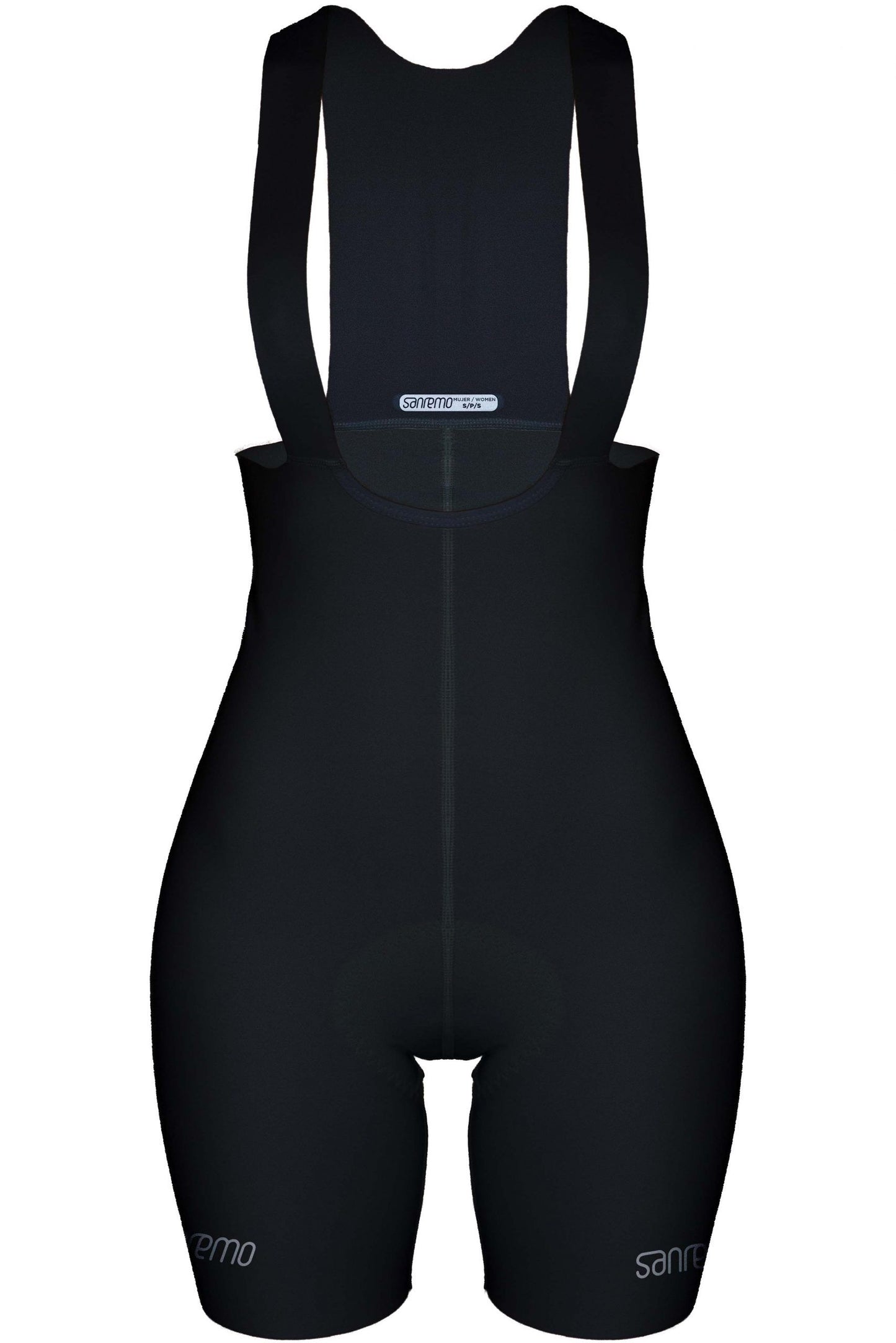 Pantaloneta  Sanremo Strade Negro – Mujer Pad Italiano