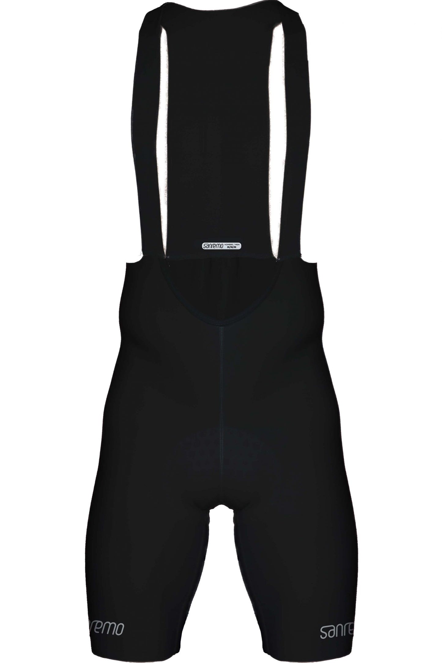 Pantaloneta Sanremo Strade Negro – Hombre Pad Italiano  badana