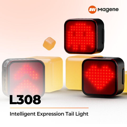 Luz Trasera Inteligente Magene L308 – Personalización y Seguridad Total