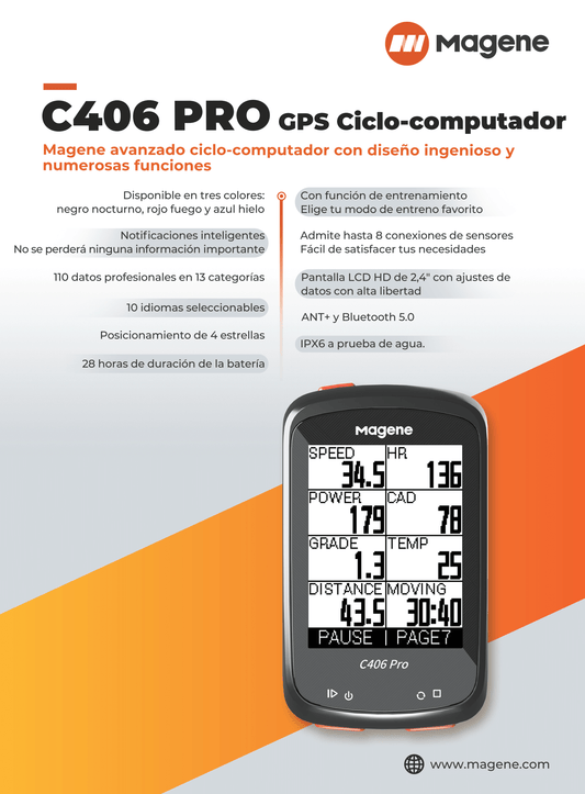 CICLO COMPUTADOR MAGENE C40PRO