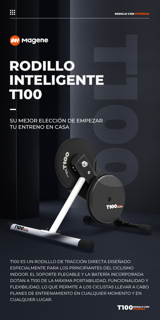 Simulador Inteligente Entrenador de bicicleta Magene  T100